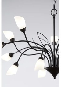 Jupiter 2057 - Luster na reťazi GLORIOSA 15xG9/14W/230V čierny