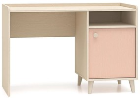Písací stôl Mevel 07 Púštny piesok/Millenial Pink