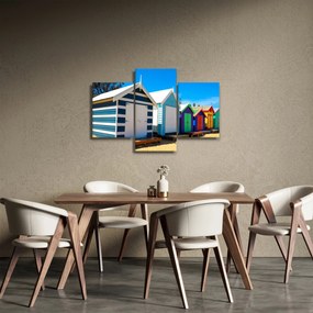 Obraz - Pláž Brighton, Melbourne, Austrália (90x60 cm)