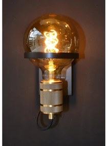 Lucide 30271/01/30 - Nástenná lampa OTTELIEN 1xE27/60W/230V čierna