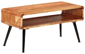 Konferenčný stolík 95x40x45 cm masívne mangovníkové drevo 341726