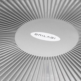Brilagi - LED Stmievateľné svietidlo s ventilátorom AURA LED/38W/230V strieborná +DO