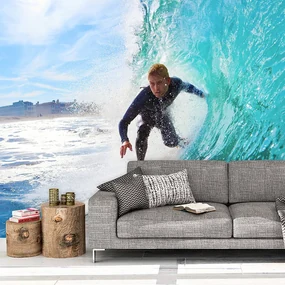 Sablio Tapeta Surfista na vlne - 336x220 cm