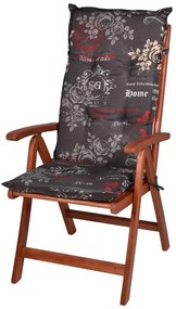 Tmavosivý záhradný sedák 50x120 cm Bristol – Sun Garden