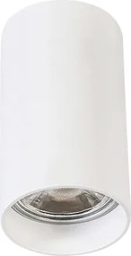 Sada 4 moderných prisadených bodových svetiel biela 5,5 cm GU10 50 mm - Tuba