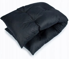 Podsedák na lavičku 120x40 cm - čierny