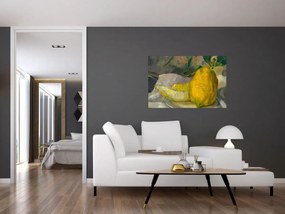 Obraz - French 19th Century, Melon and Lemon, reprodukcia (90x60 cm)