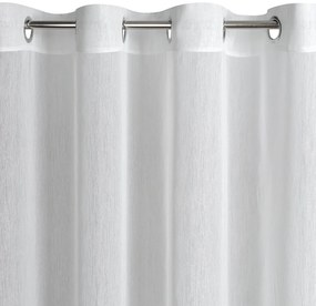 ZÁCLONA NA KRÚŽKOCH REBECCA 350X160 CM BIELA