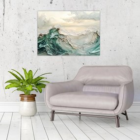 Obraz - 3D abstrakcie mora (70x50 cm)