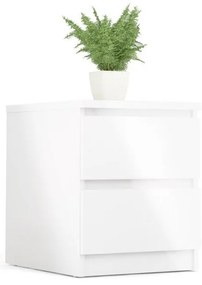 Biely nočný stolík Naia - Tvilum