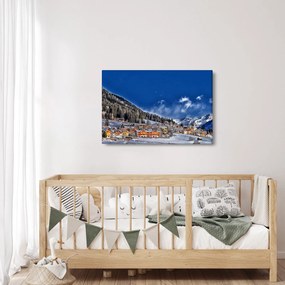 Obraz - Horské mestečko (90x60 cm)