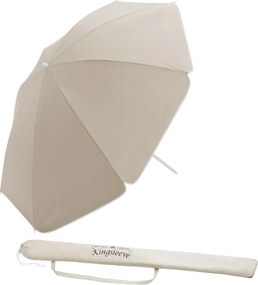 Plážový slunečník Trey 180 cm béžový