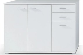 Komoda so zásuvkami Mike, biela