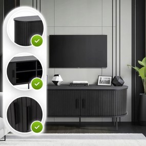 PROXIMA.store - Elegantný TV stolík TRISH FARBA: dub