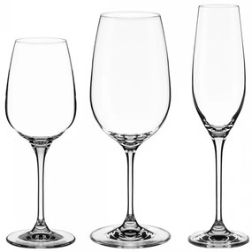 Lunasol - Štartovací set pohárov do domácnosti 18 ks – Premium Glas Crystal (321809)