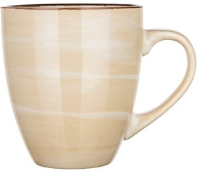 Banquet 6-dielna sada keramických hrnčekov PALAS, 400 ml, krémová