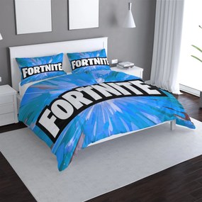Sablio Obliečky FORTNITE modrá - 140x220 / 90x70