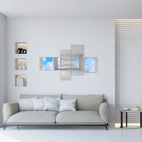 Presklená chodba - obraz