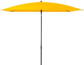 Doppler SUNLINE WATERPROOF 230 x 190 cm – balkónový naklápací slnečník žlutý (kód farby 811), 100 % polyester