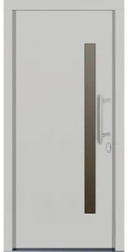 Vchodové dvere Maia drevené 100x200 cm P biele
