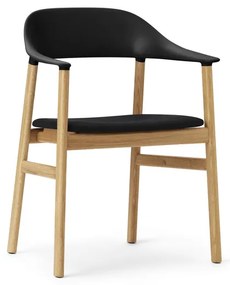 Stolička Herit Armchair Synergy – čierna/dub