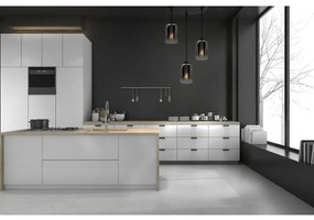 Závesné svietidlo Hella1, 3x sklenené tienidlo (mix 3 farieb), o