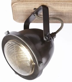 Brilliant - Bodové svietidlo CARMEN WOOD 3xGU10/5W/230V hnedá