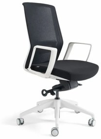 Kancelárska ergonomická stolička BESTUHL J17 WHITE — viac farieb Čierna