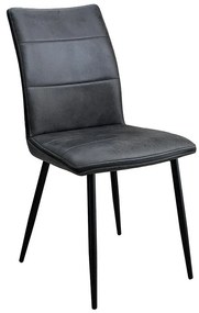 Stolička Caroline čierna