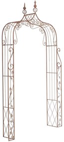 Oblúk na ruže Wine - Hnedá antik