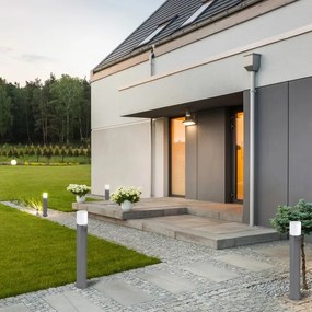 Vonkajšia lampa DALLAS 1xE27/12W/230V IP44 44 cm antracit