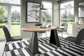 OKRÚHLY ROZKLADACÍ JEDÁLENSKÝ STÔL SOLENE 100 / 176 cm