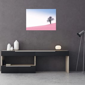 Sklenený obraz - Ružový sen (70x50 cm)