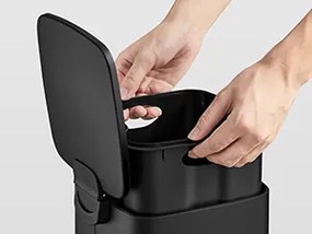 Odpadkový koš Salomi 6 L černý