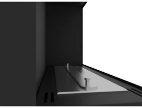 InFire - Rohový BIO krb 45x60 cm 3kW čierna
