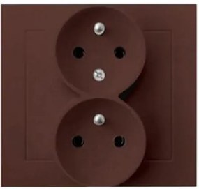 Dvojitá zásuvka GP-2WC/52