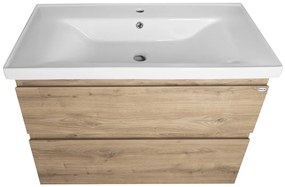 Aqualine Aqualine, ALTAIR umývadlová skrinka 86,5x60x45cm, dub emporio, AI390