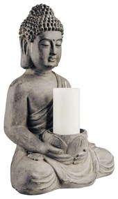 Butlers BUDDHA Socha sediaceho Budhu s táckou na sviečku