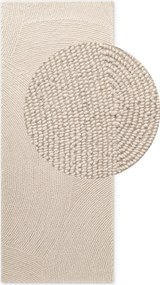 Hanse Home, Behúň Eleni 106220 Natur Weiß, 80x200, biela, obývacia izba