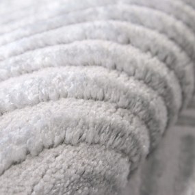 Angel Carpet, Kusový koberec Zafiro 19 Grey, 60x110, šedá, kancelária