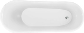 Rea Sparta, voľne stojaca retro vaňa 175x70 cm, biela lesklá, KPL-W1101