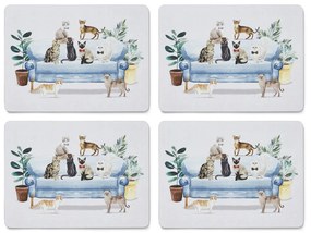 Prestieranie a tácky v súprave 8 ks Curious Cats – Cooksmart ®