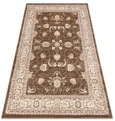 styldomova Tmavo béžový FEME koberec 2312 ornament