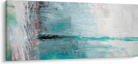 Obraz - Abstraktné olejomaľba (120x50 cm)