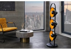Stojaca lampa 22968 Studio 130cm Čierna-zlatá  - Komfort-nábytok