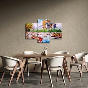Obraz - Olejomaľba mesta (90x60 cm)
