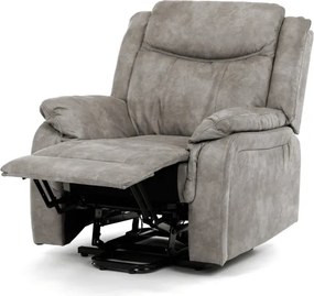 Polohovacie kreslo sivé, elektrické TV-Q8668 GREY3