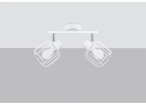 Sollux SL.1112 - Bodové svietidlo BELUCI 2xE14/40W/230V biela