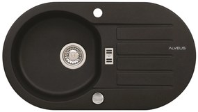 ALVEUS CZ NIAGARA 40 G-91 černá (780x435mm)+ pop- up sifon