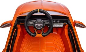 Detské elektrické autíčko Bentley Batur kabriolet oranžové